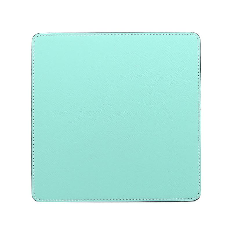 Лазерный квадратный коврик для мыши из искусственной кожи 20*20 см