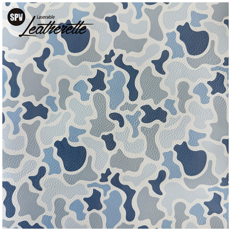 Камуфляжный лазерный лист из искусственной кожи с клеем/без клея