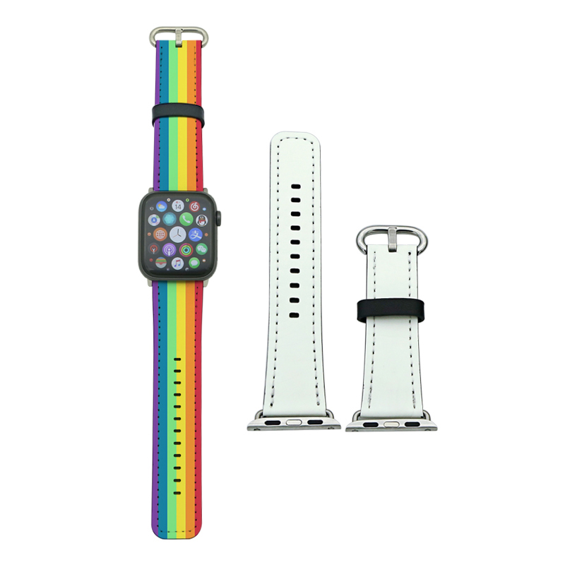 Ремешки для Apple iWatch из искусственной кожи с сублимацией для серий 4/5–44 мм